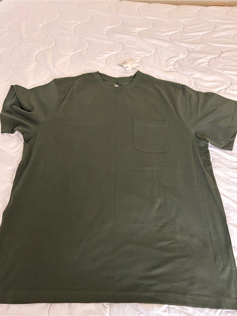 Covington Olive Green Short Sleeve Pocket Tee